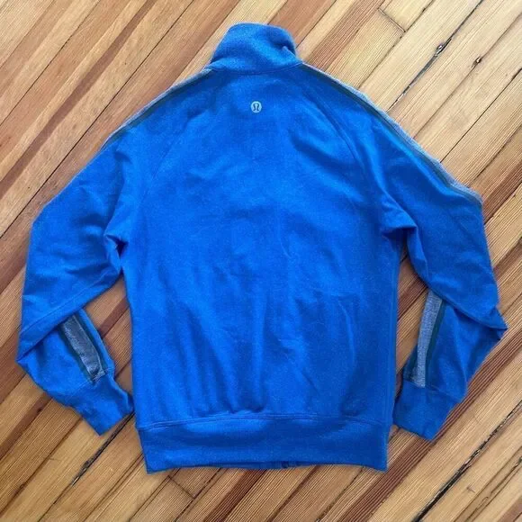 Lululemon Kung Fu Jacket II in Heathered Rugged Blue Size M - Picture 4 of 9